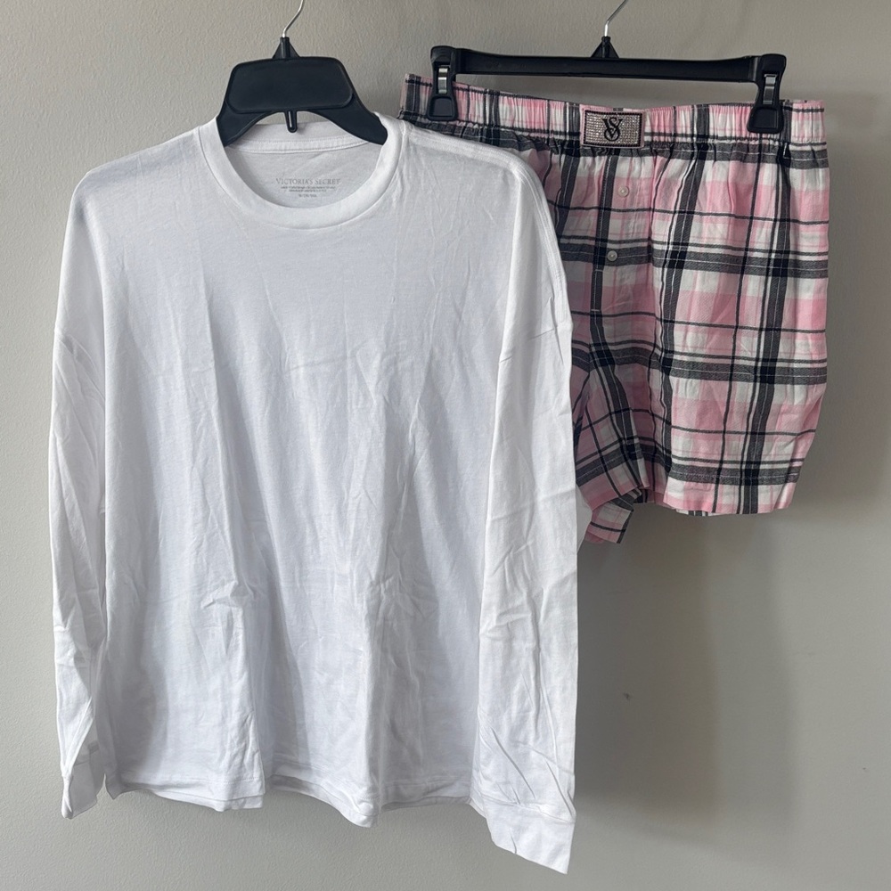 Victoria’s Secret Cotton Plaid Set